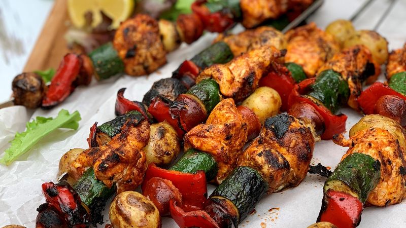 Chicken Chorizo Kebabs 1