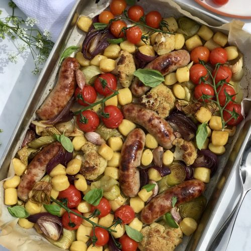 Sausage-and-Vegetable-Gnocchi-Traybake